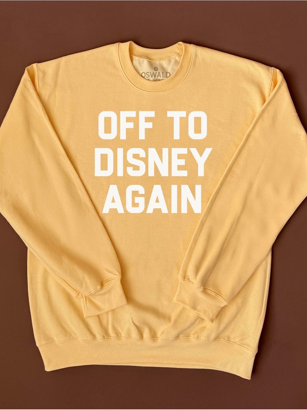 NWOT and out-of-the package, Oswald & Sons “Off to Disney Again” Sweatshirt ❤️🖤